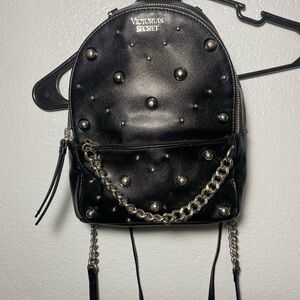 Victoria's Secret Black Edgy Backpack
